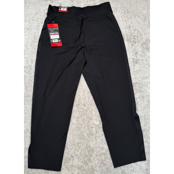 Kirkland Black Stretch Pull On Quick Dry Ankle Pants Womens Size M NWT - Picture 3 of 8